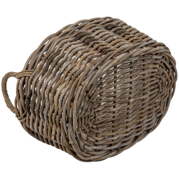 Kurv oval med håndtag 53x40x25cm
