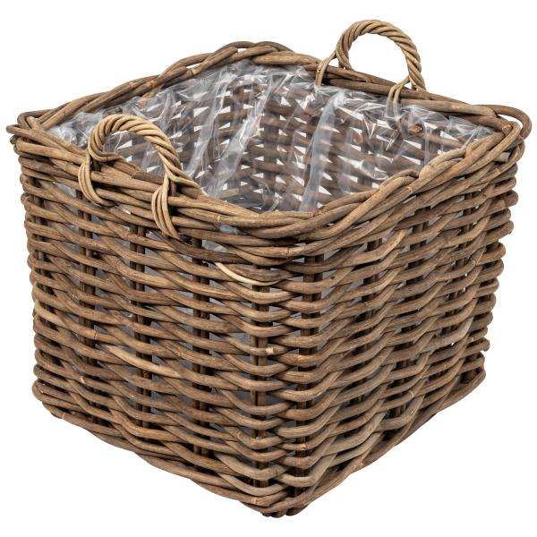Kurv firkantet med håndtag 60x60x50cm