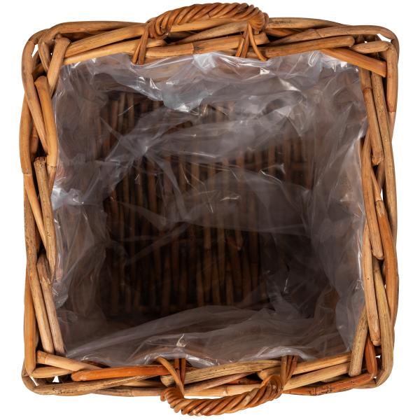 Kurv firkantet med håndtag 48x48x45cm