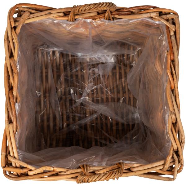 Kurv firkantet med håndtag 60x60x50cm