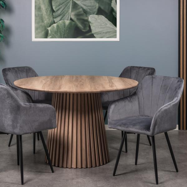 Jesi spisebord natur ø120cm
