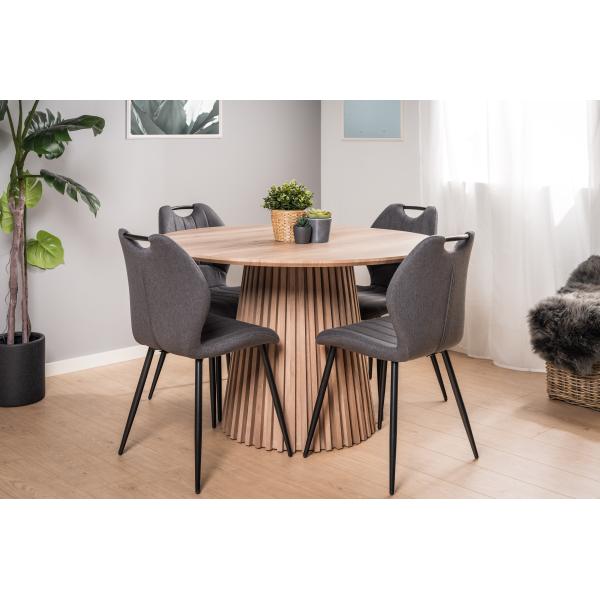 Jesi spisebord natur ø120cm