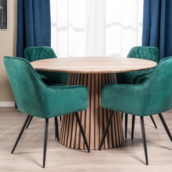 Jesi spisebord natur ø120cm