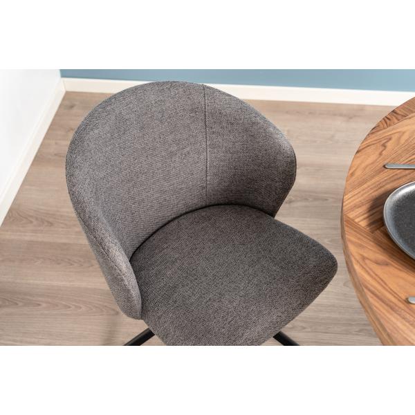 Annie med drejefunktion stof grå