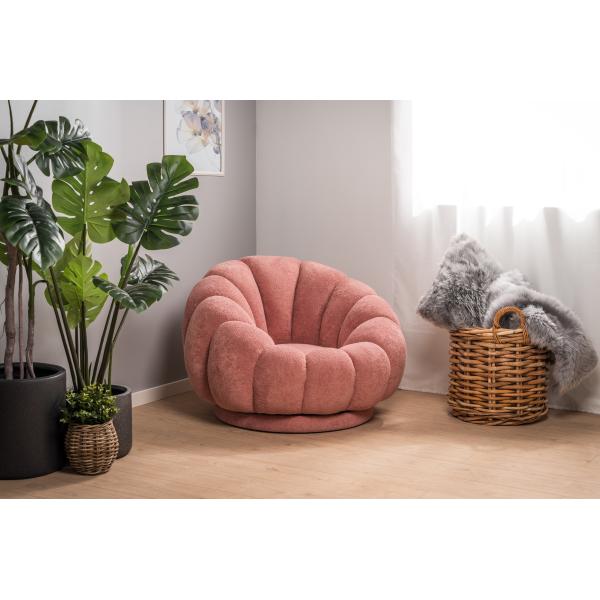 Fermo med drejefunktion plys rosa