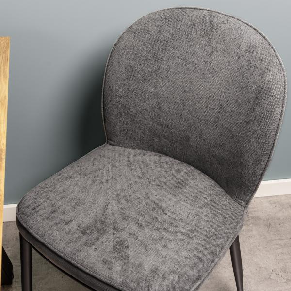 Andrea stof mørkegrå