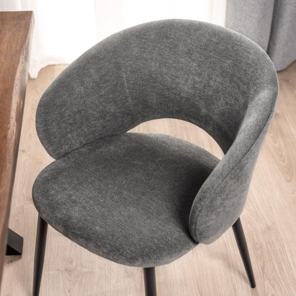 Johanne stof mørkegrå