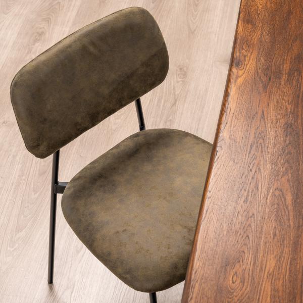 Beate suede mørkebrun