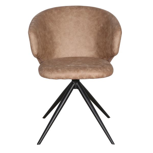 Victoria med drejefunktion suede brun