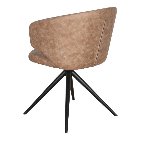 Victoria med drejefunktion suede brun