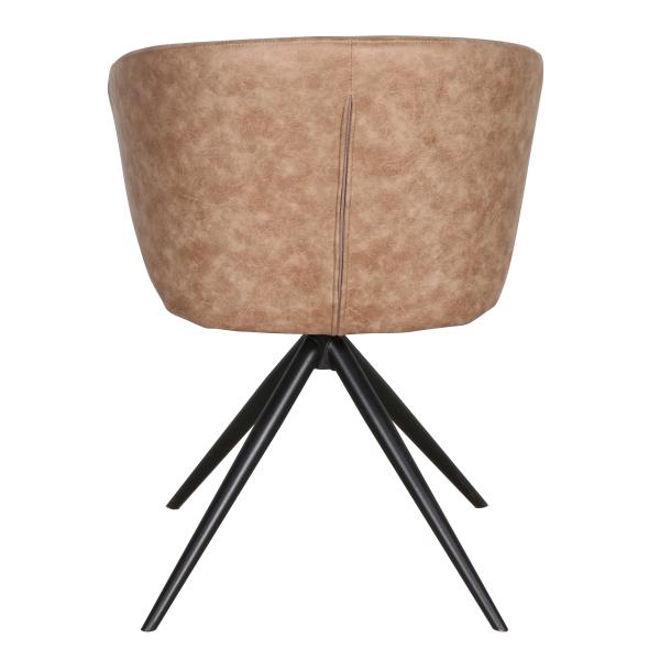 Victoria med drejefunktion suede brun