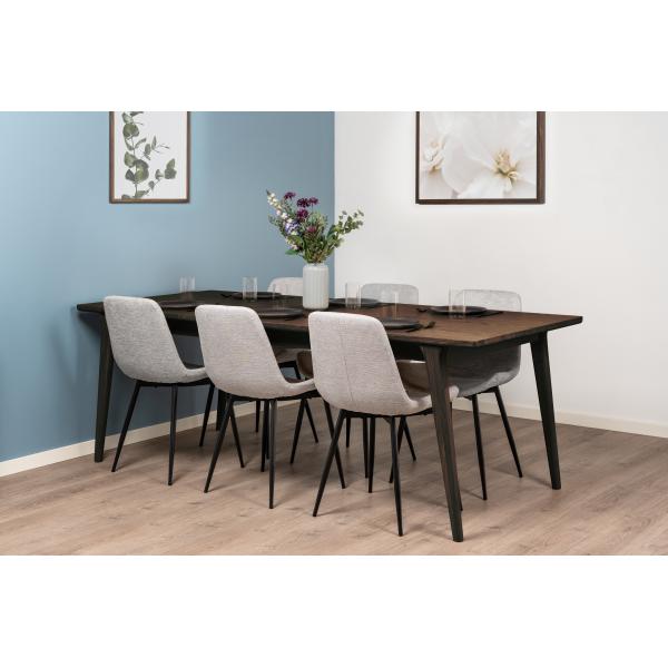 Calvia 270x95x75cm eg smoked/smoked