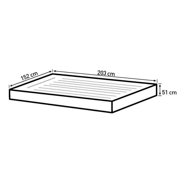Bestway tritech queensize 203x152x51cm