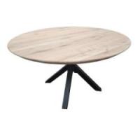 Forli eg natur/sort ø120cm