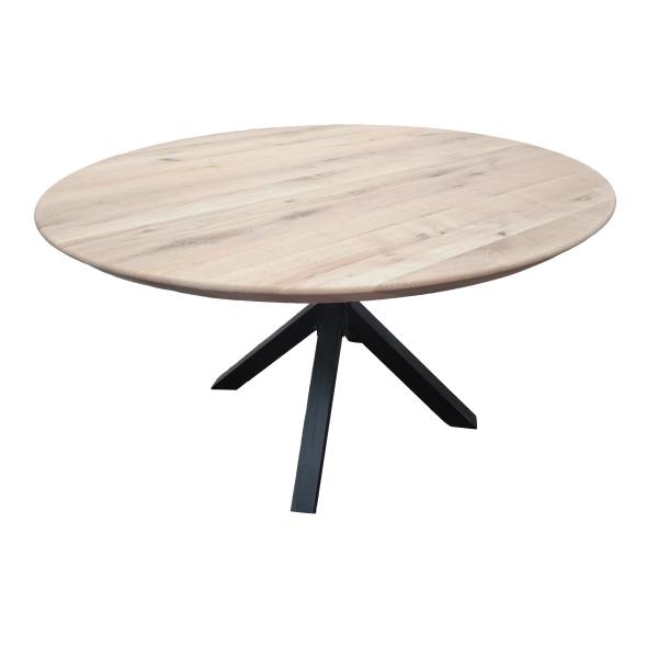 Forli eg natur/sort ø120cm