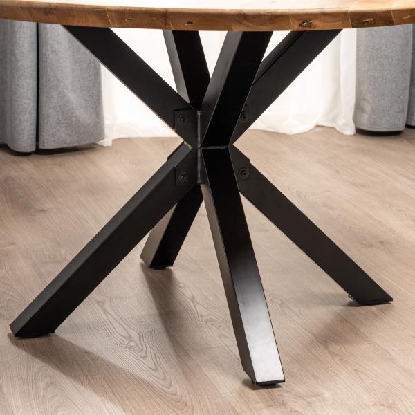 Forli ø120cm eg natur/sort