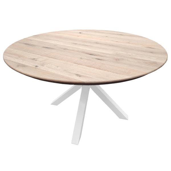 Forli eg natur/hvid ø120cm