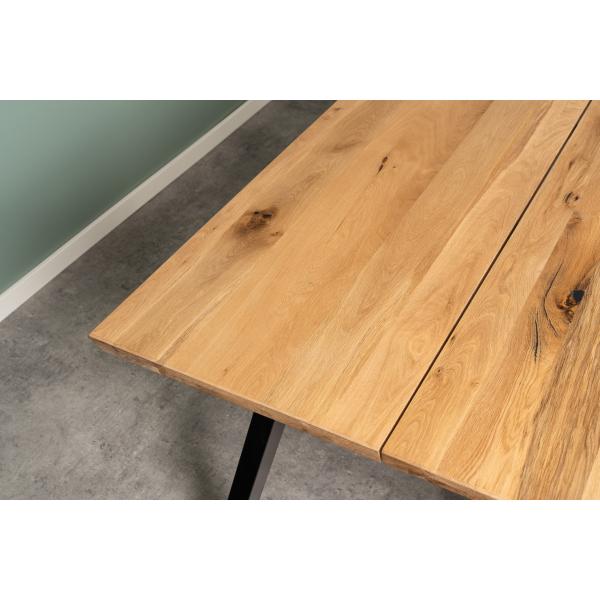 Firenze med krydsben 160x95x74cm eg natur/sort