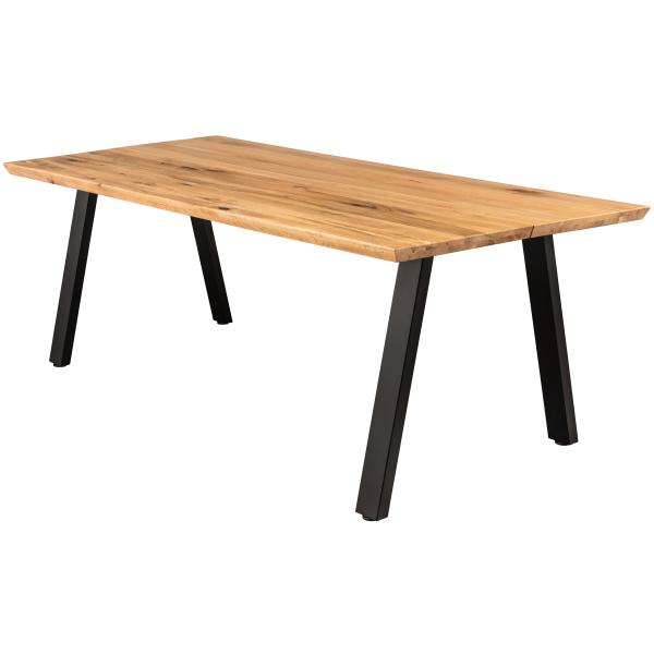 Firenze med skråben 200x95x74cm eg natur/sort