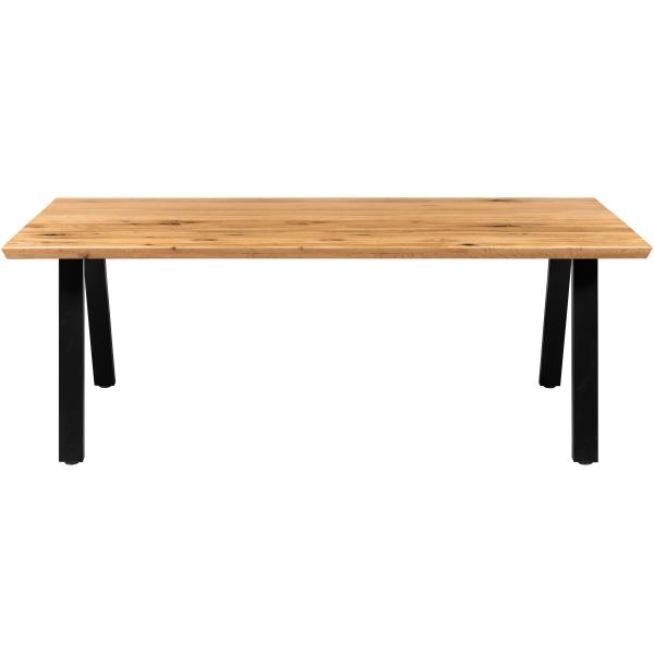 Firenze med skråben 200x95x74cm eg natur/sort