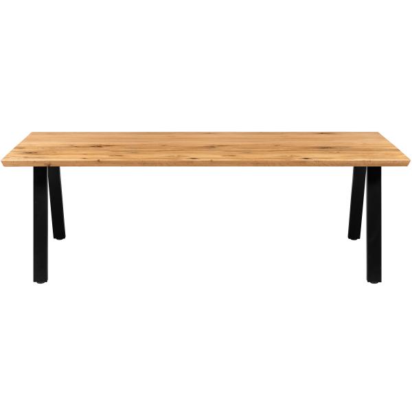 Firenze med skråben 220x95x74cm eg natur/sort