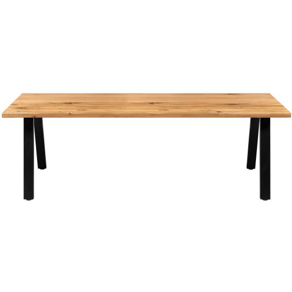 Firenze med skråben 220x95x74cm eg natur/sort