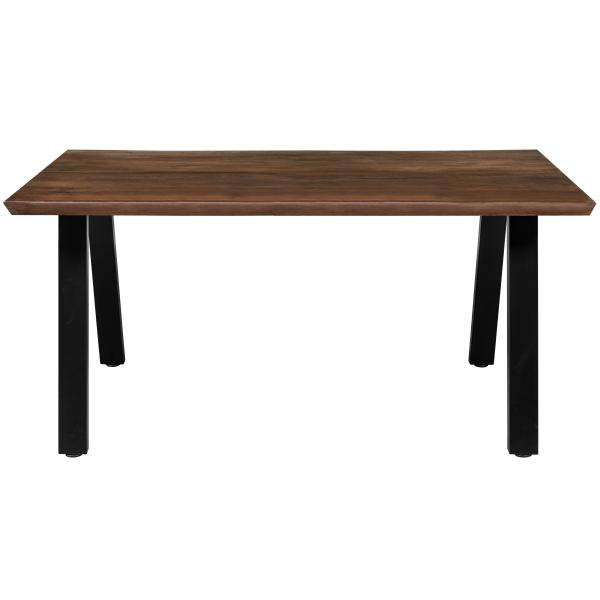 Firenze med skråben 160x95x74cm eg smoked/sort