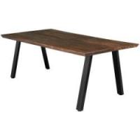 Firenze med skråben 200x95x74cm eg smoked/sort