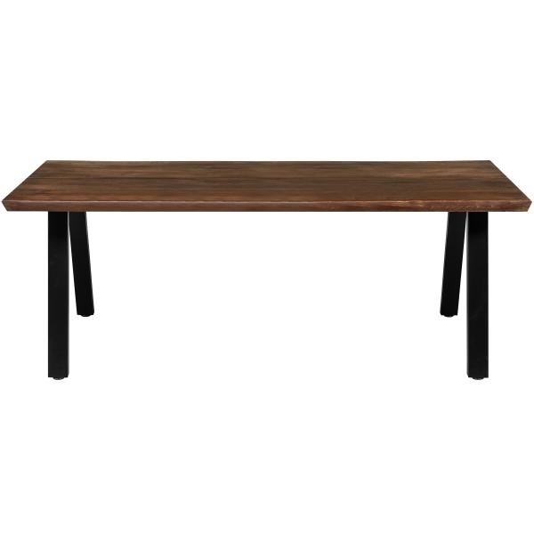 Firenze med skråben 200x95x74cm eg smoked/sort