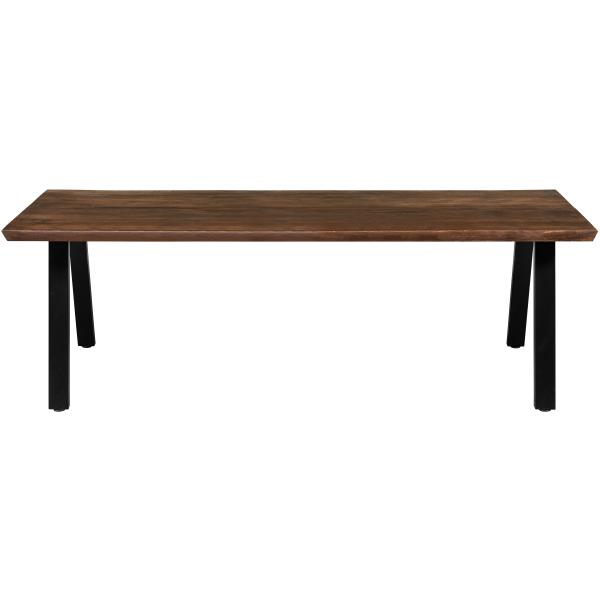 Firenze med skråben 220x95x74cm eg smoked/sort