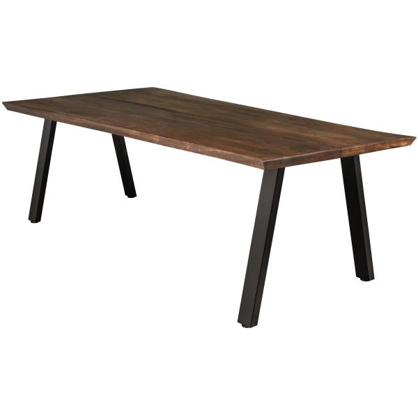 Firenze med skråben 240x95x74cm eg smoked/sort