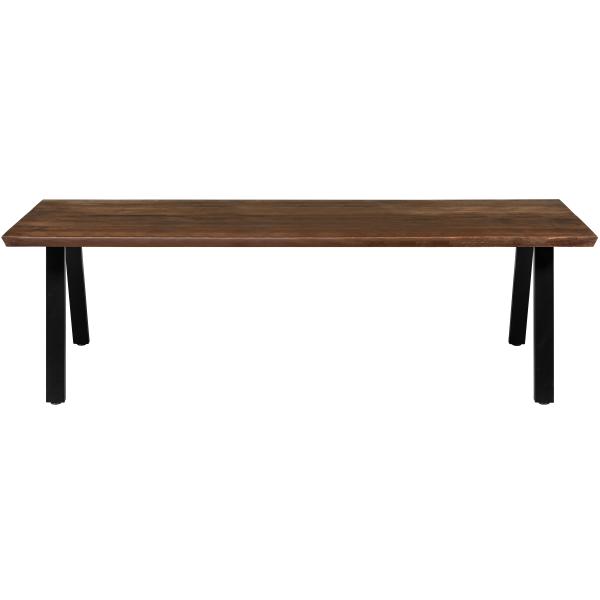 Firenze med skråben 240x95x74cm eg smoked/sort