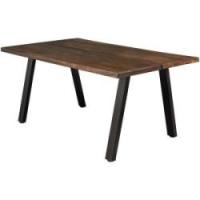 Firenze med skråben 160x95x74cm eg smoked/sort