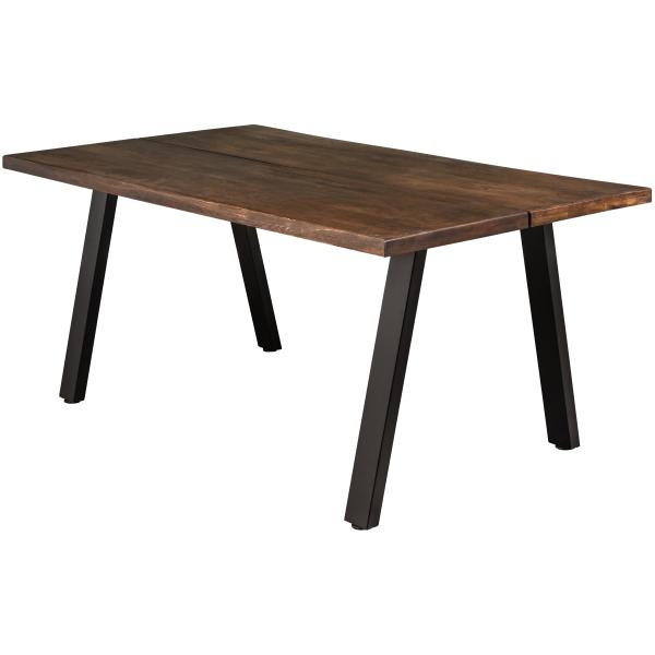 Firenze med skråben 160x95x74cm eg smoked/sort