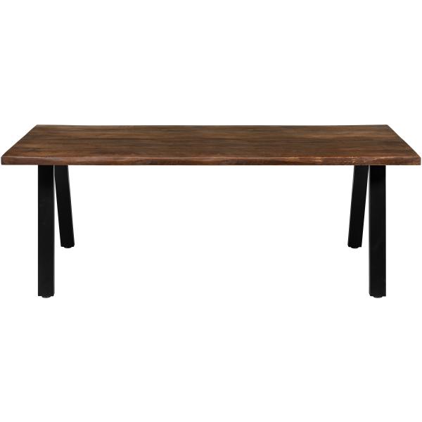 Firenze med skråben 200x95x74cm eg smoked/sort