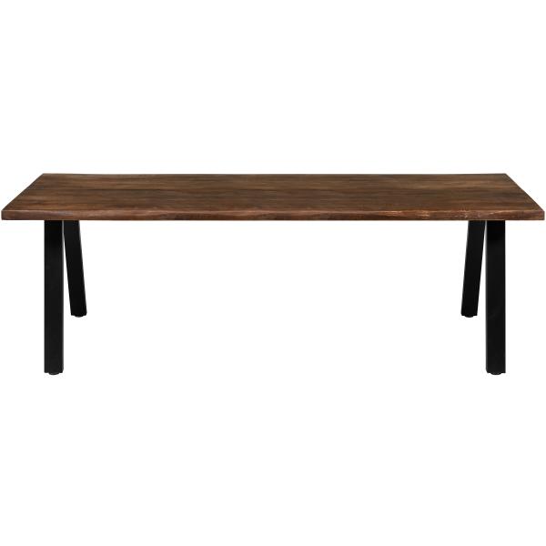 Firenze med skråben 220x95x74cm eg smoked/sort