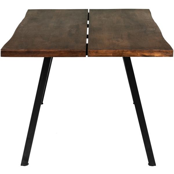 Firenze med skråben 220x95x74cm eg smoked/sort