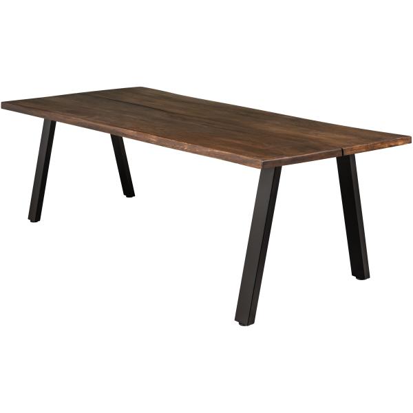 Firenze med skråben 240x95x74cm eg smoked/sort