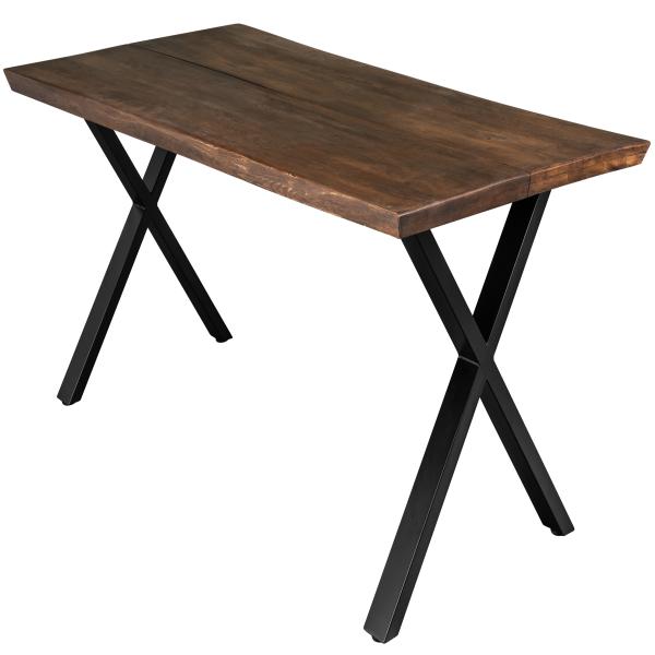 Firenze med krydsben 200x95x74cm eg smoked/sort