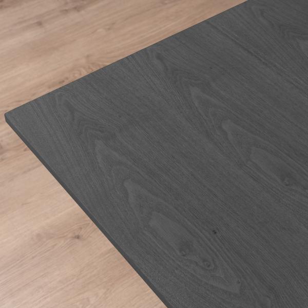 Pisa 185x90x75cm eg smoked/sort