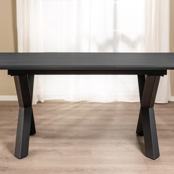 Pisa 185x90x75cm eg smoked/sort