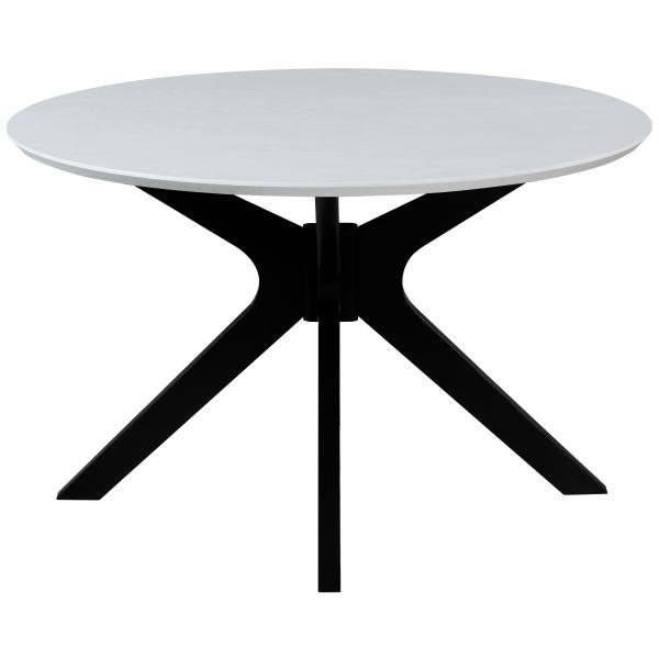 Palmi 120x120x75cm eg hvid/sort