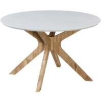 Palmi 120x120x75cm eg hvid/natur