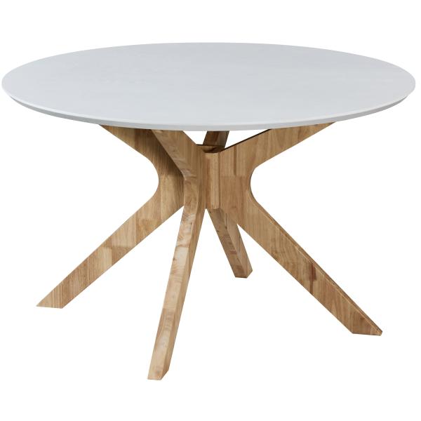 Palmi 120x120x75cm eg hvid/natur