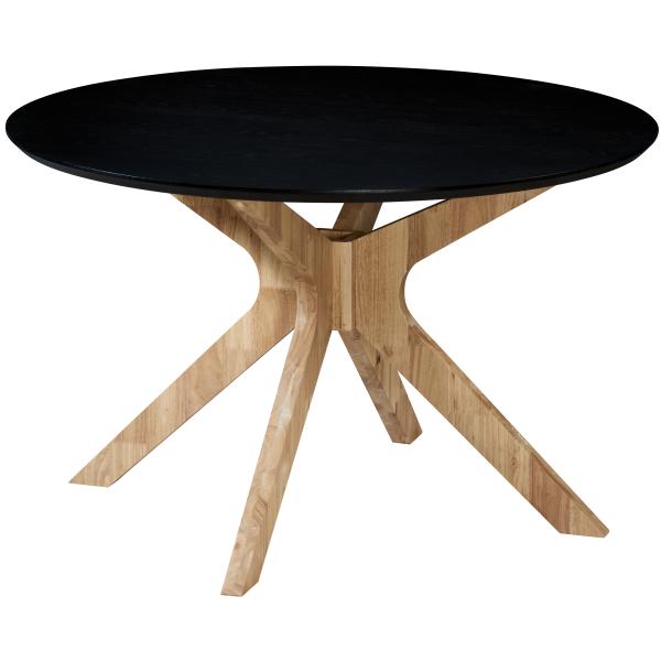 Palmi 120x120x75cm eg sort/natur