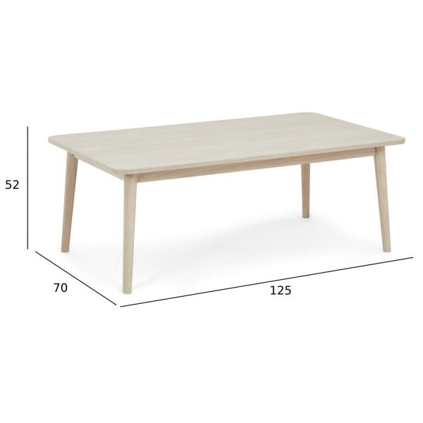 Nyborg eg natur 125x70cm