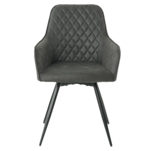 Hanne med drejefunktion suede sort