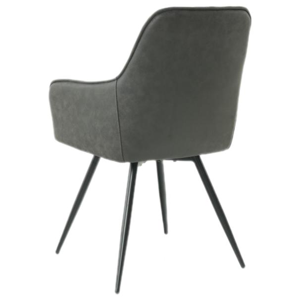 Hanne med drejefunktion suede sort