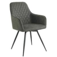 Hanne med drejefunktion suede mørkegrå