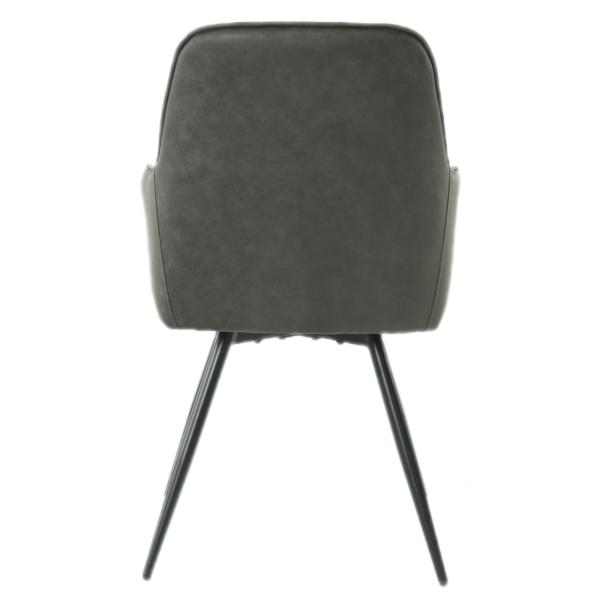 Hanne med drejefunktion suede mørkegrå